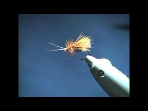 Видео: Сухая мушка "Brown Sedgehog"  (Dry fly)