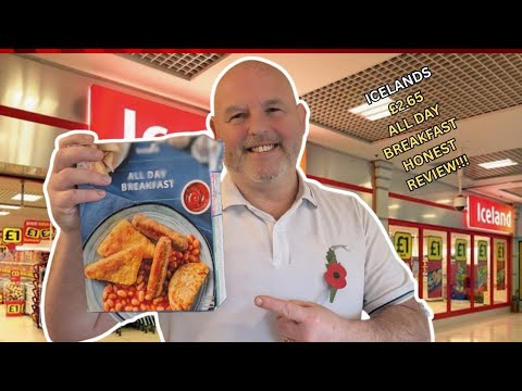 Видео: Обзор Iceland All Day Breakfast – 2,65 фунтов стерлингов – это хорошая цена или обман???