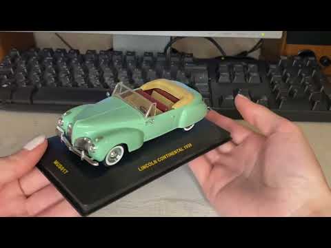 Видео: 79а. Обзор масштабной модели Lincoln Continental 1939 года
