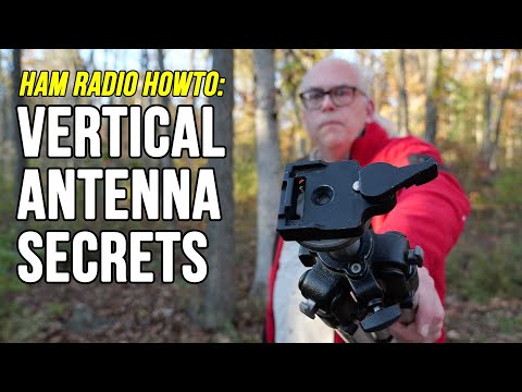 Видео: СЕКРЕТЫ моей вертикальной антенны для любительского радио!