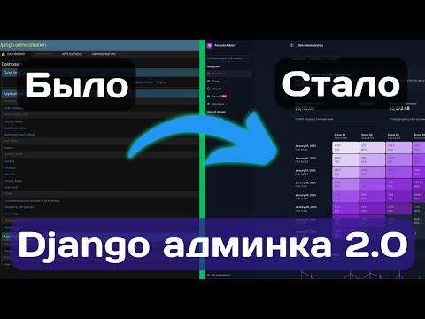 Видео: Прокачай админку джанги за несколько кликов - django unfold