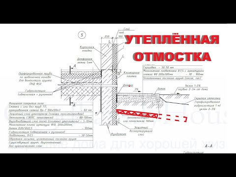 Видео: Как утеплить отмостку. всё, что надо знать (утеплитель, уклон, заглубление...)