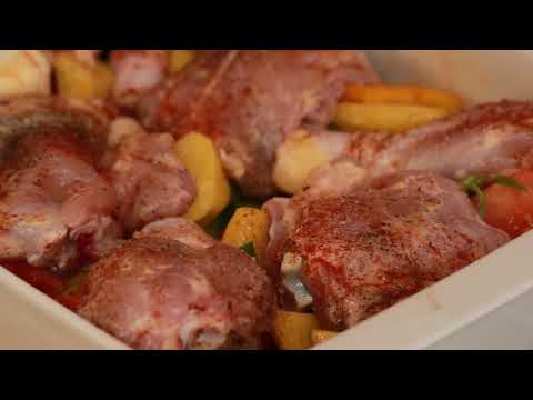 Видео: Курица с картошкой