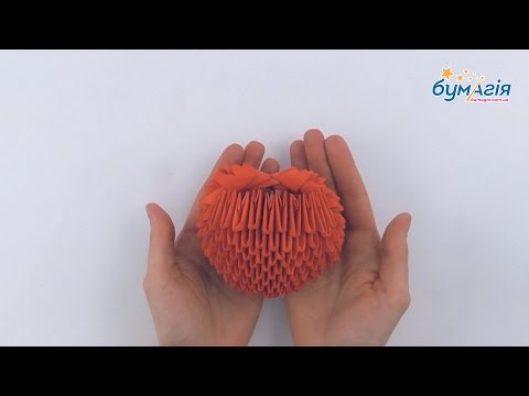 Видео: Модульное оригами 3D • Сердце • OM-6090