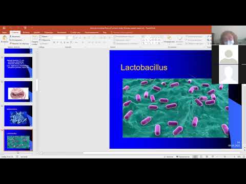 Видео: А. Н. Савинова. Нормальная микрофлора организма человека. Фармацевтический факультет (англ).