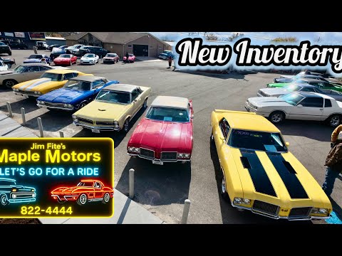 Видео: Классические хот-роды на продажу от Maple Motors, 10.11.25. Обновление инвентаря. Прогулка по мас...