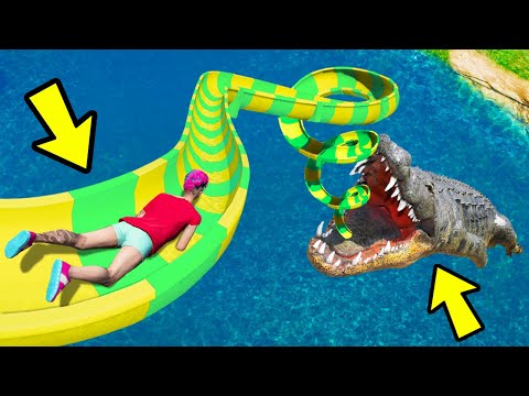 Видео: ОЧЕНЬ ОПАСНЫЕ ВОДНЫЕ ГОРКИ в ГТА 5 ОНЛАЙН (GTA 5 ONLINE)