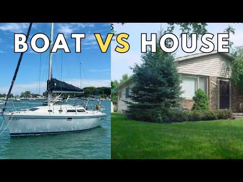 Видео: Жизнь на парусной лодке против домовладения: суровая правда