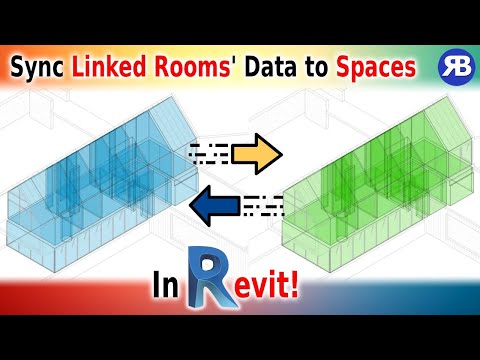 Видео: Фрагмент Revit: Копирование связанных данных помещений в пространства MEP