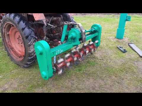 Видео: Самодельная активная  фреза. Трактор Т-25