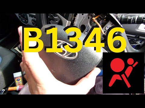 Видео: Ошибка подушки безопасности Hyundai i20 B1346 Высокое сопротивление цепи DAB
