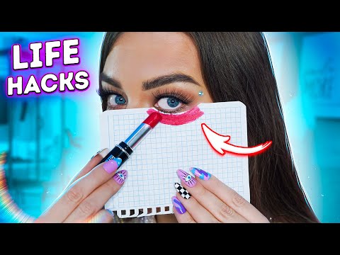 Видео: 10 ЛАЙФХАКОВ ДЛЯ ДЕВУШЕК / BEAUTY LIFE HACKS
