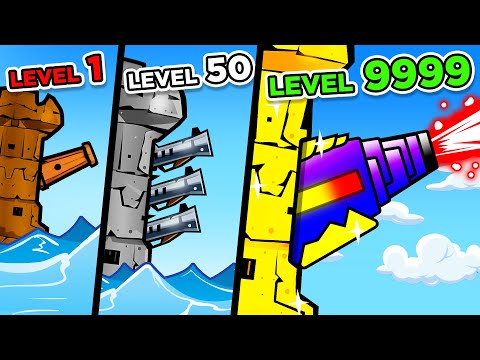 Видео: Улучшение до СИЛЬНЕЙШЕЙ пушки в Awesome Pirates!