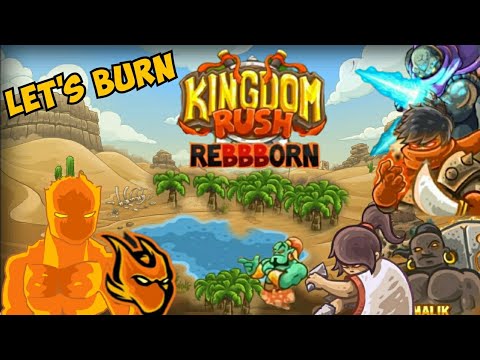 Видео: Kingdom Rush ReBBBorn мод || Жаркая битва в оазисе Хаммерхолда