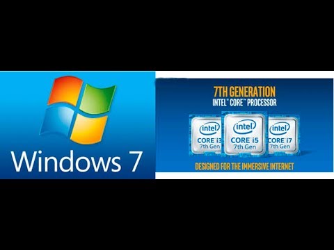 Видео: Как установить Windows 7 на Kaby Lake