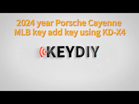Видео: Программирование ключа для Porsche Cayenne MLB KD-X4 2024 года выпуска