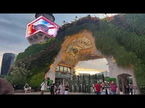 Видео: Пресня По набережной до Москва-Сити / LIVE