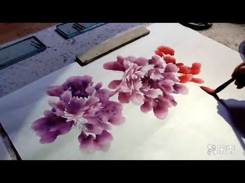 Видео: Научиться рисовать пион | Китайское традиционное искусство