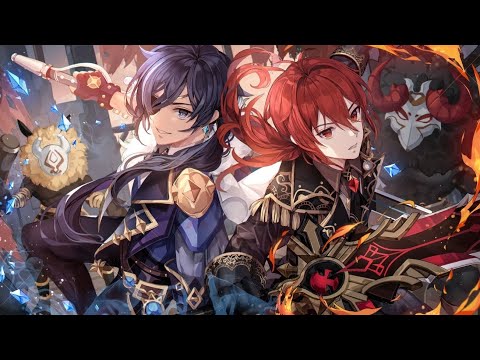 Видео: История двух братьев. Кэйя и Дилюк. Музыкальный клип геншин. Эпидемия Всадник из льда