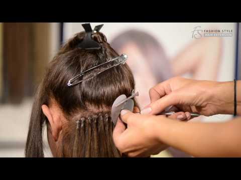 Видео: Fashion Style Hair Extension - Удължаване на коса с кератинови кичури с капси