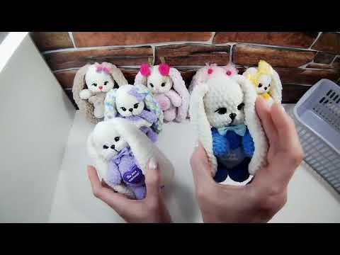 Видео: Зайки МК игрушки от Ксюшки зайка Моя,котики МК  Антонина Дектярёва