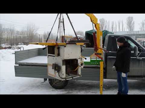Видео: Кран-манипулятор "Оптимус" на автомобиль ГАЗ, УАЗ