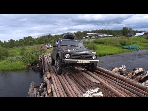 Видео: Экспедиция на Кольский. Ховер Нива и Кайрон. 1 часть. Зимник Умба-Октябрьский