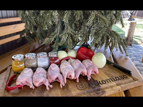 Видео: ПЕРЕПЕЛКИ на ЕЛКЕ! Шашлык из перепелок на костре, как приготовить сочно, супер рецепт!