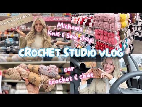 Видео: Вяжем крючком со мной VLOG - большая потеря малого бизнеса и покупки в новом магазине Michaels Kn...