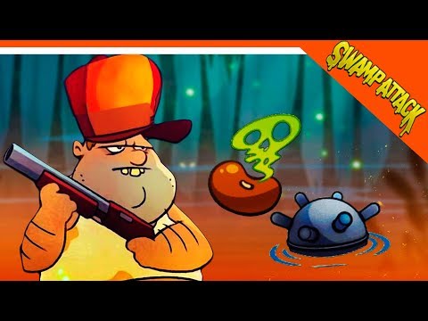 Видео: Swamp Attack ► ОТКРЫЛ БОМБУ ВОНЮЧКУ И МИНЫ 💣 Прохождение на русском