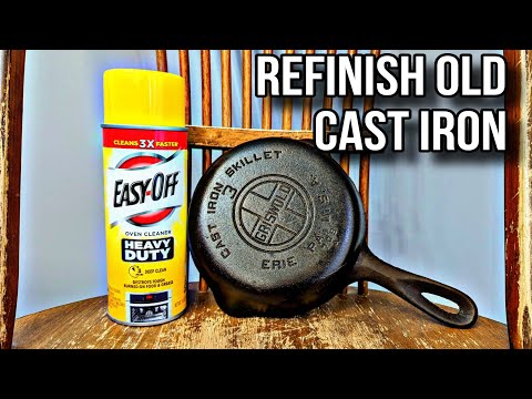 Видео: Как очистить и повторно обработать чугун