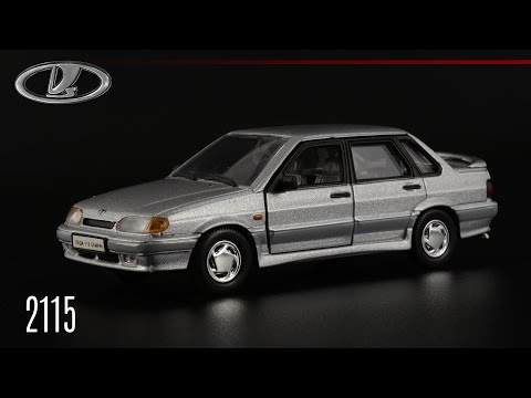 Видео: Пятнашка: ВАЗ-2115 // Autobahn / Bauer // Масштабные модели автомобилей ВАЗ 1:43 // Lada Samara-2