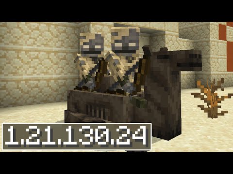 Видео: ВЫШЕЛ НОВЫЙ МАЙНКРАФТ БЕДРОК 1.21.130.24 | ЗОМБИ ВЕРБЛЮДЫ, СКЕЛЕТ ПУСТЫНИ, РАКОВИНА | КАК СКАЧАТЬ ??