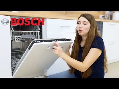 Видео: Встраиваемая посудомоечная машина 45 см Bosch SilencePlus SPV25CX03R