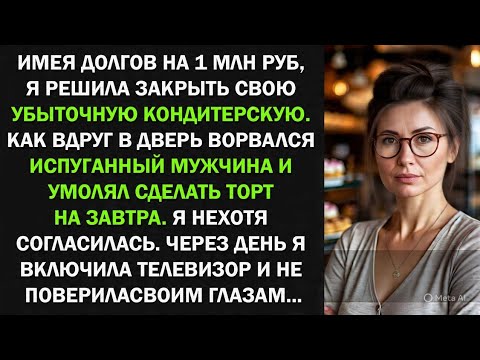 Видео: Когда долги душили, я хотела закрыть кондитерскую… Но один случай всё изменил! 💔✨