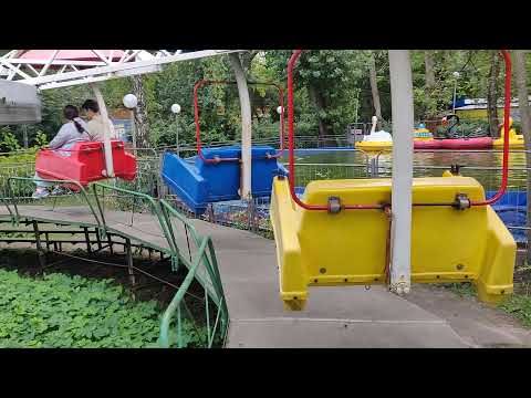 Видео: Аттракцион Орбита (Лианозовский парк, 2021-й год)