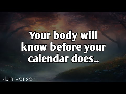 Видео: Ваше тело узнает об этом раньше, чем ваш календарь.. | Вселенная ✨️🦋🌈