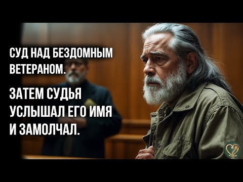 Видео: Суд над бездомным ветераном. Затем судья услышал его имя и замолчал.