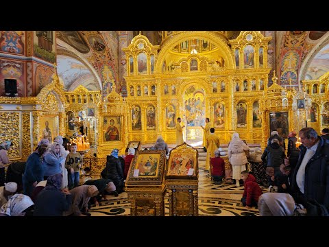 Видео: Божественная Литургия в Неделю 21-ю по Пятидесятнице. Sf. Liturghie în Duminica a 21 după Rusalii