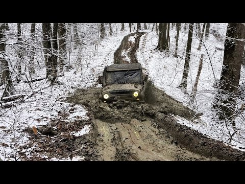 Видео: Лютый офф-роуд. Первый выезд Уаза на 36 cst