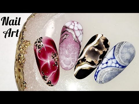 Видео: Растекашки. Идеи дизайна ногтей 2024./Spreading. Nail design ideas 2024.