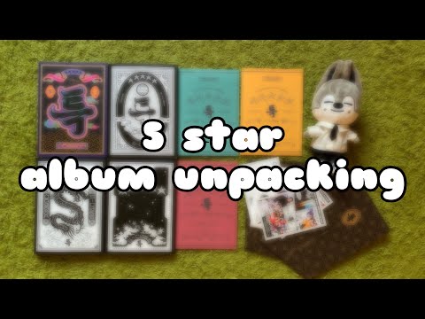 Видео: ✰5-star✰ set stray kids ALBUM UNPACKING - РАСПАКОВКА сета альбомов стрэй кидс 5-стар