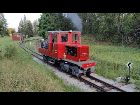 Видео: Мотовоз МД54-4 4728 в Лавассааре / MD54-4 4728 at Lavassaare museum
