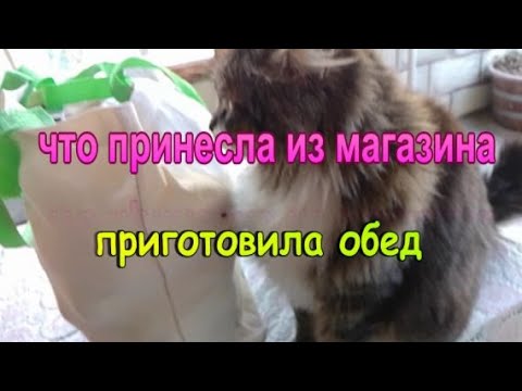 Видео: что я принесла из магазина // приготовила обед