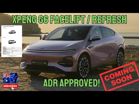 Видео: Обновленный Xpeng G6 Facelift скоро появится в Австралии — он только что получил одобрение ADR!