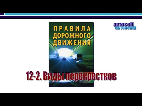 Видео: ПДД, урок 12-2. Как определить вид перекрестка
