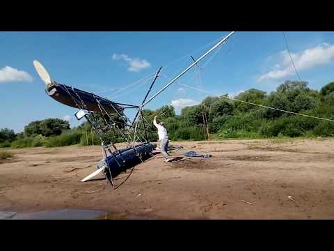 Видео: Установка мачты на Сибкат-24 в ОДИНОЧКУ