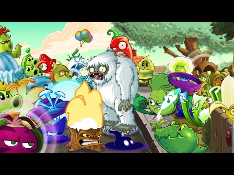 Видео: Все растения против Йети с Арены. Ответ на загадку PvZ Дичи!