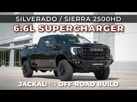 Видео: Внедорожная сборка Sierra Silverado 2500HD 2024/2025 с нагнетателем 6,6 л