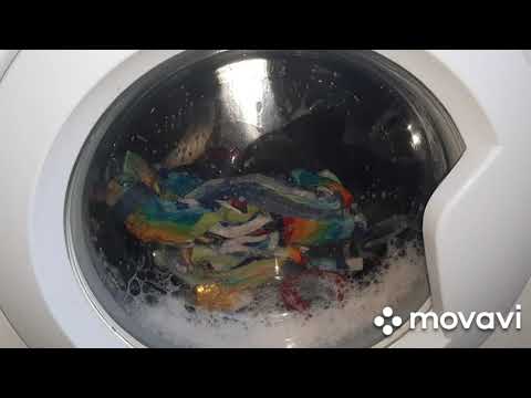 Видео: Стирка на INDESIT: программа (4) СИНТЕТИКА 50°+ecotime